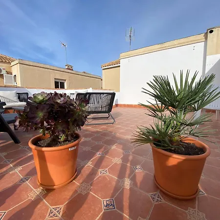 Casa Torre Y Mar With 2 Bedrooms Pool Barbecue Patio & Sun Terrace