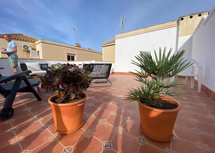 Casa Torre Y Mar With 2 Bedrooms Pool Barbecue Patio & Sun Terrace